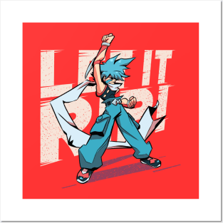 Kai Hiwatari - letting it rip! Posters and Art